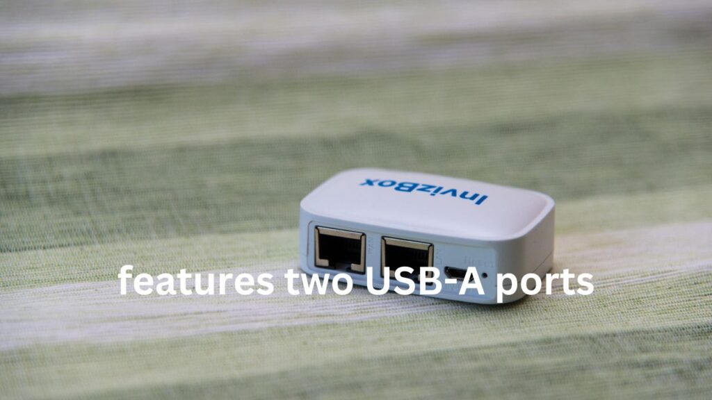 features two USB-A ports